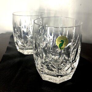 Vintage Waterford Westhampton Double Old Fashioned Drinking Glasses, Set of 2